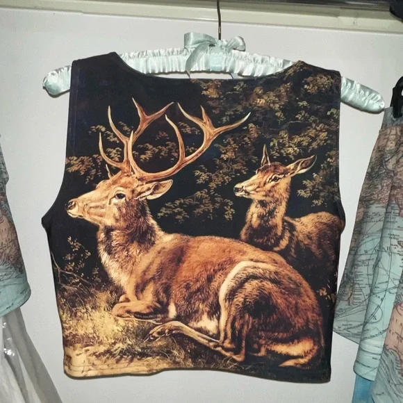 Black Milk deer wifey shirt. size L, like new - Picture 2 of 3